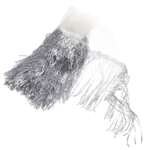 DINHEAROM 1 Piece Househould Sewing Fabric Polyester Silk for DIY Projects and Clothing Accessories Silver Tassel Design - Image 2