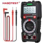 HABOTEST HT113A 2000 Counts Digital Multimeter,DC AC Voltmeter,Ohm Volt Amp Meter,Measures Voltage,Current