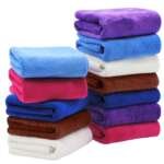 10pcs Water Absorption Dish Towel Kitchen Cleaning Towels Househould Dishcloth (Random Color) - Image 2